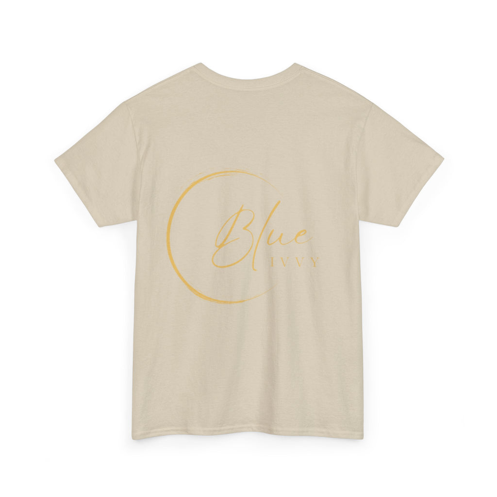 'Blue Ivvy' in Gold Tee