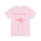 Checkered Bow Cotton Tee